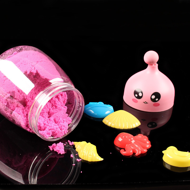 儿童太空沙玩具套装火星彩沙男孩女孩魔力粘土彩泥橡皮泥沙滩玩具