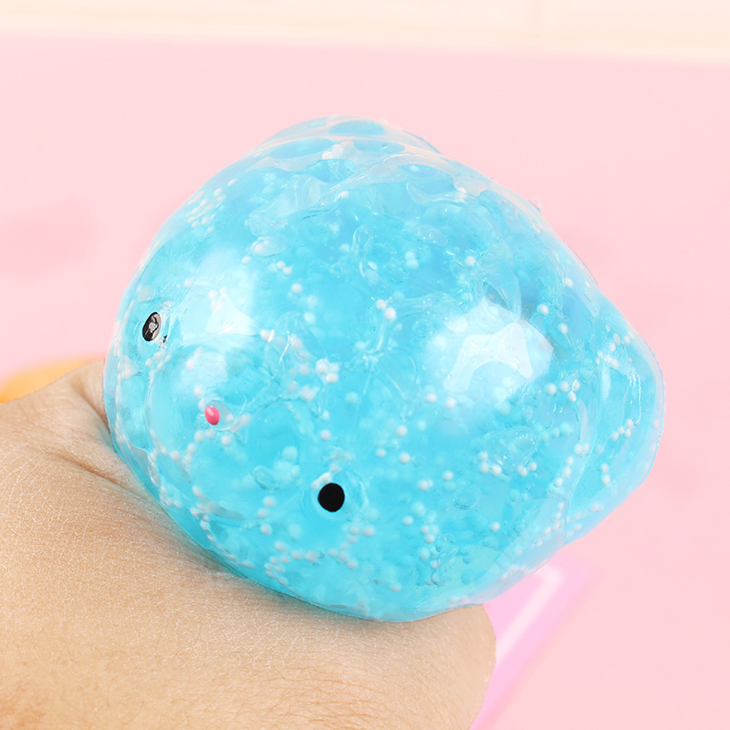 厂家直销珠子小熊发泄玩具减压捏捏乐泡大珠慢回弹解压神器挤压球