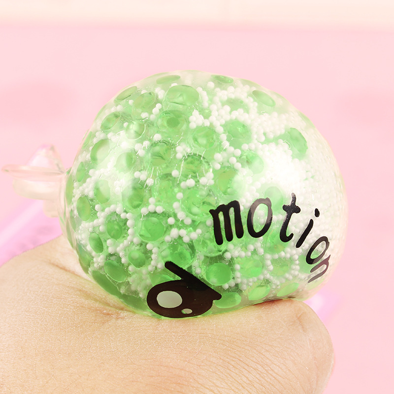 跨境专供珠子糖果捏捏乐表情发泄减压球TPR软胶解压神器整蛊批发