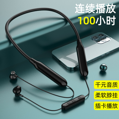 new wireless running sports bluetooth headset halter long standby life for huawei vivo apple xiaomi