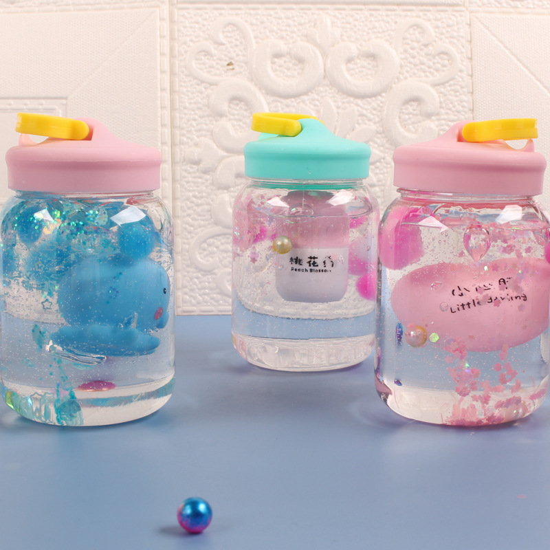 网红起泡胶超大水晶解压泥气泡便宜越玩越大的泥手机支架瓶INS风