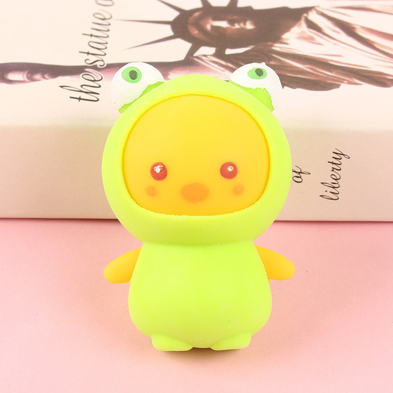 厂家批发萌宠换装小玩具整蛊减压捏捏球新奇特TPR发泄球玩具