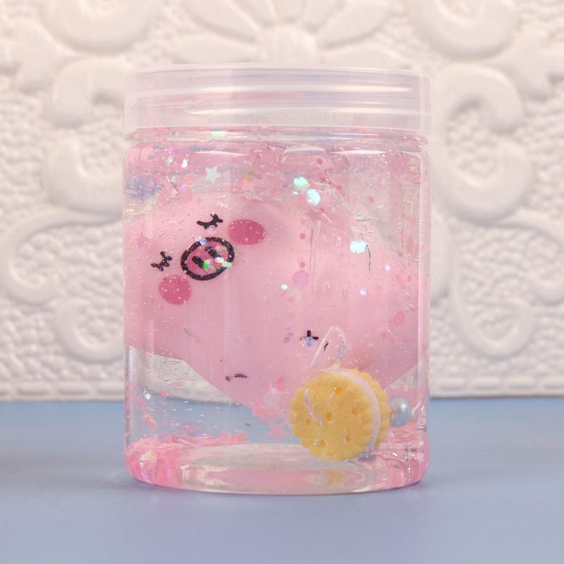 起泡胶超大水晶解压泥气泡便宜越玩越大的泥果小圆桶INS风配件