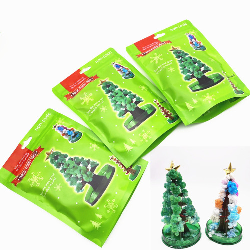 science and education toys diy science small experiment observation paper tree will blossom magic magic tree colorful crystalline christmas tree