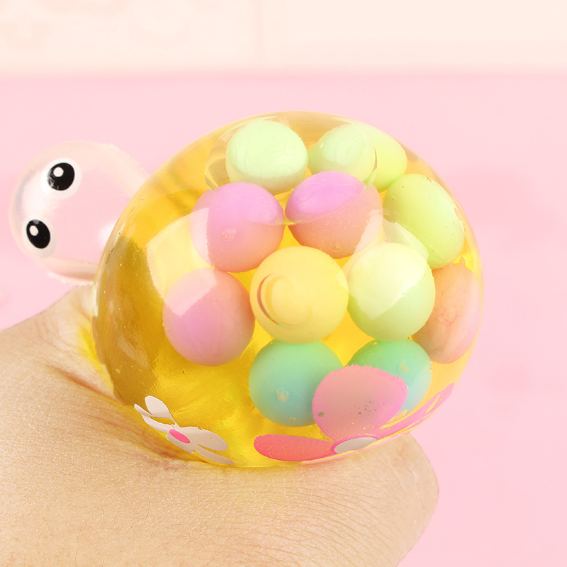 跨境爆款水球乌龟玩具捏捏乐解压神器TPR软胶挤压玩具球减压动物