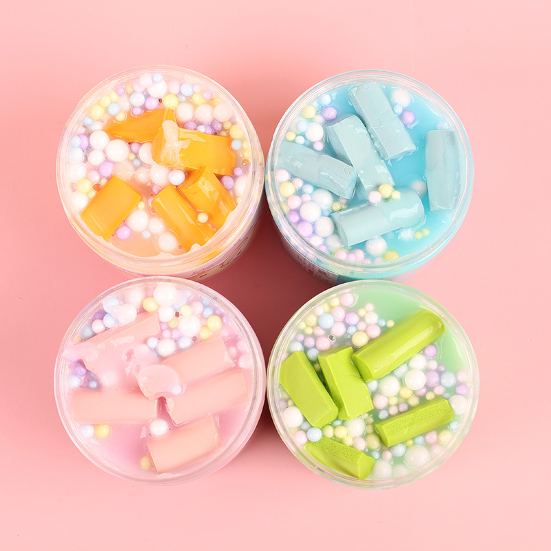 小猪仙起泡胶起泡泥水晶泥史莱姆泥发泄减压泥不粘手彩泥源头厂家