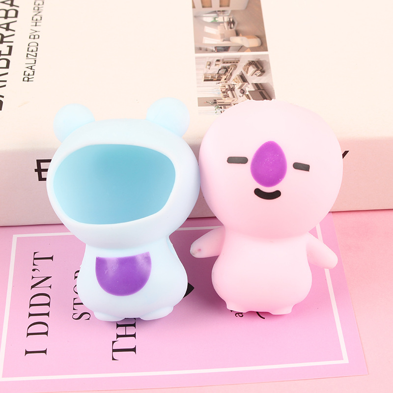 新款萌宠换装二代面粉发泄玩具捏捏乐TPR减压玩具解压神器挤压球