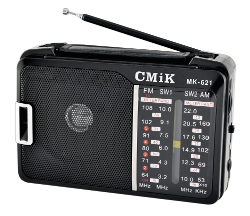 Cmik Retro Bluetooth Speaker Card Speaker Remote Control Rechargeable Radio Desktop MK-621