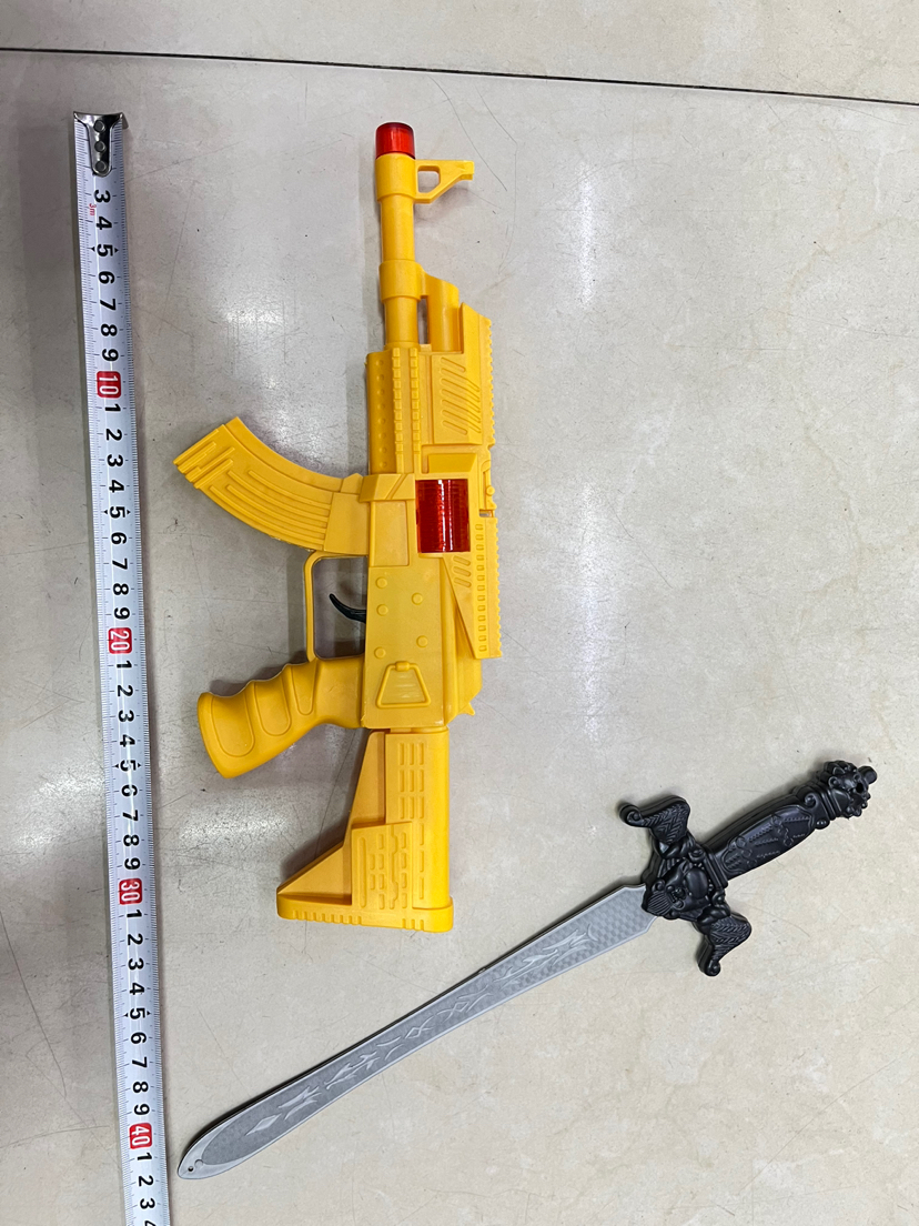 新款火石枪配刀opp袋包装