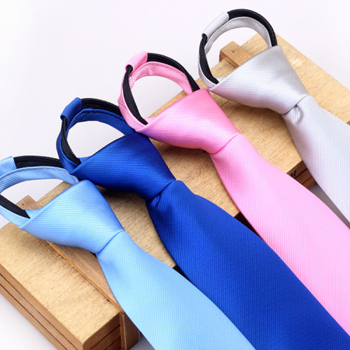 Fashion Banquet Lazy Tie Casual Korean Zipper Tie Men‘s Business Professional Formal Wear Men‘s Zipper Tie