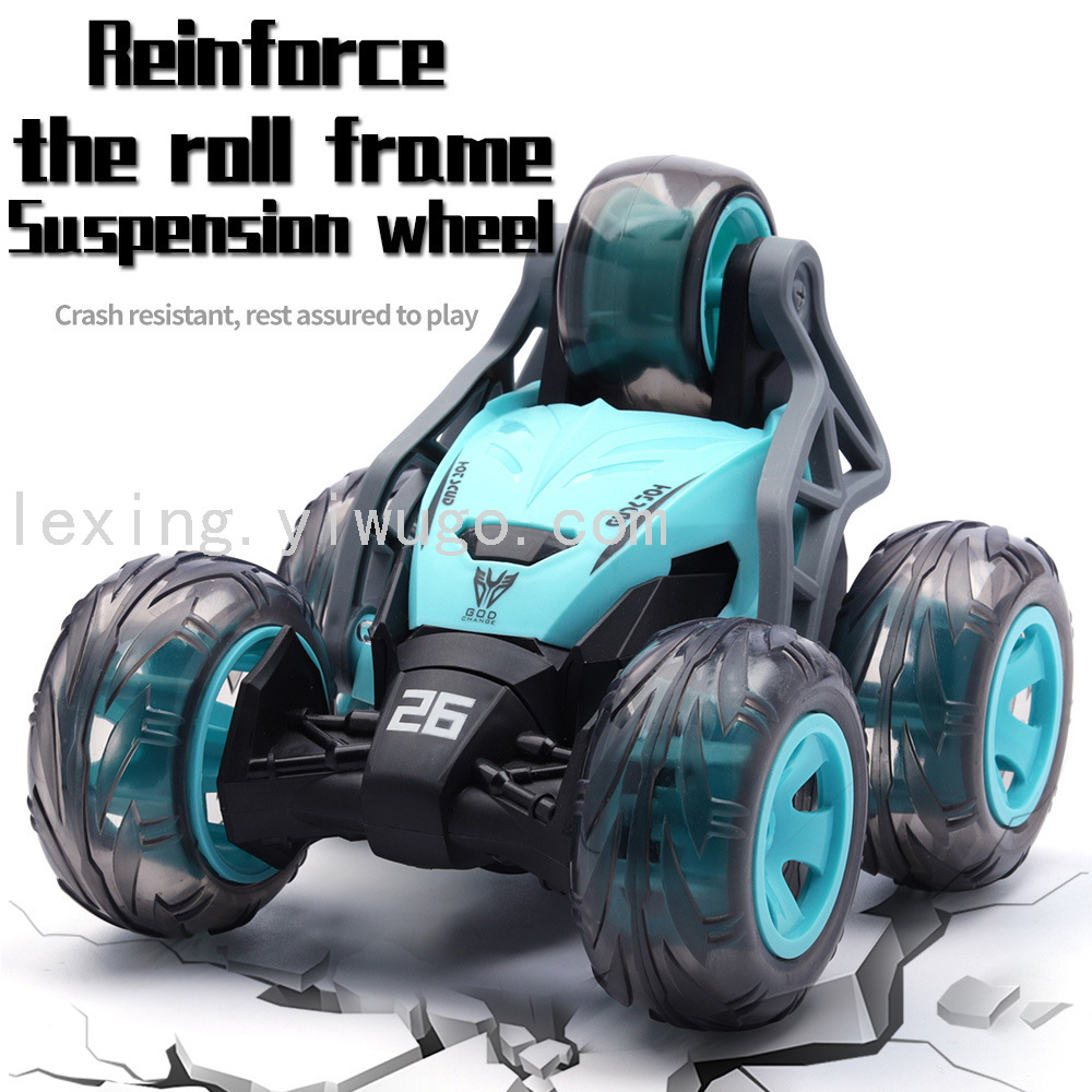 新款跨境特技反斗车越野攀爬无线遥控车英文教科玩具男孩礼品