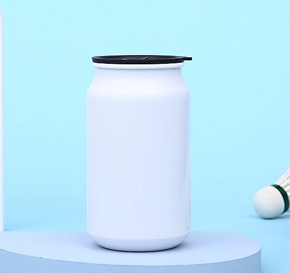 热转印杯空白涂层杯热升华运动铝水壶600毫升可乐罐瓶DIY500ml550