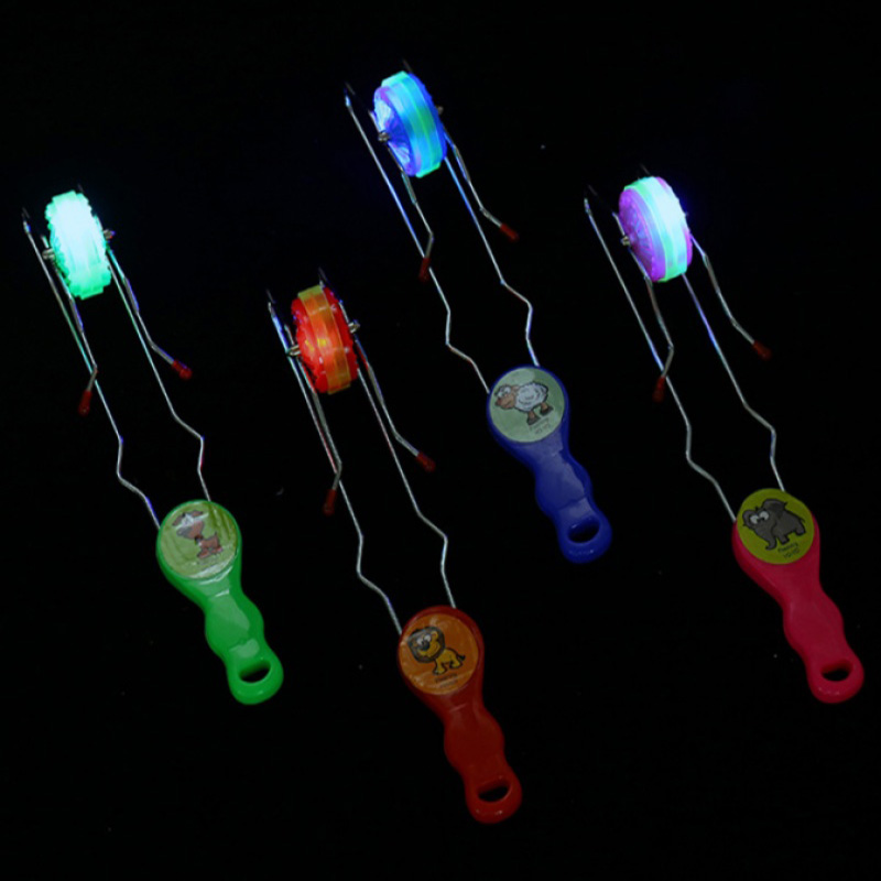 2021新款厂家直销长款溜溜球儿童益趣玩具发光YOYO球夜光玩具批发