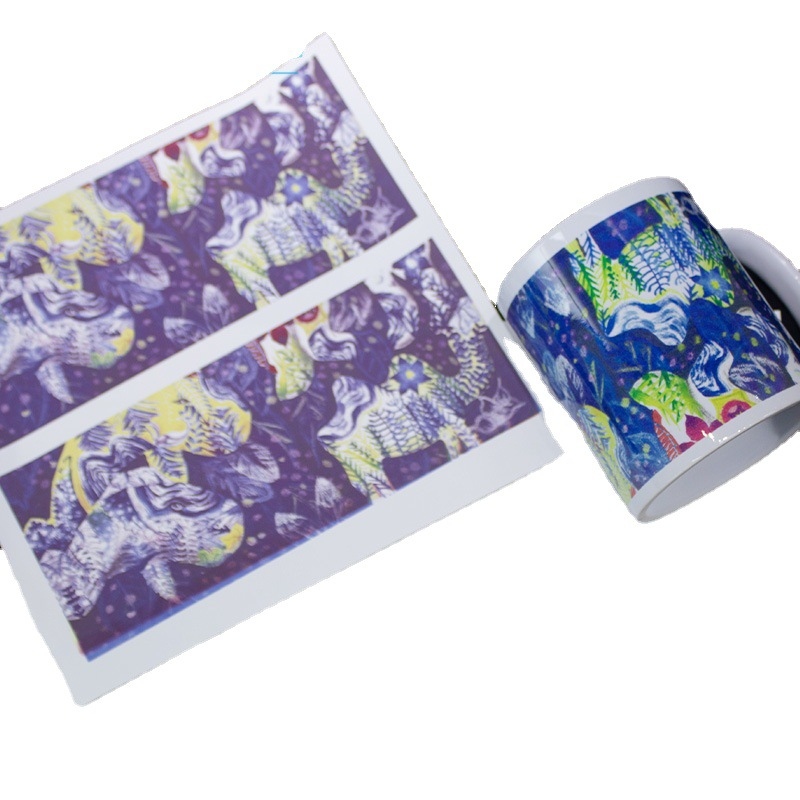 A4A3批发热升华T恤转印纸快/慢干烫画纸烤杯纸热转印莫代尔粉进口