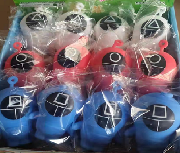 鱿鱼面粉发泄玩偶TPR解压捏捏乐玩具网红抖音压力球葡萄球解压球