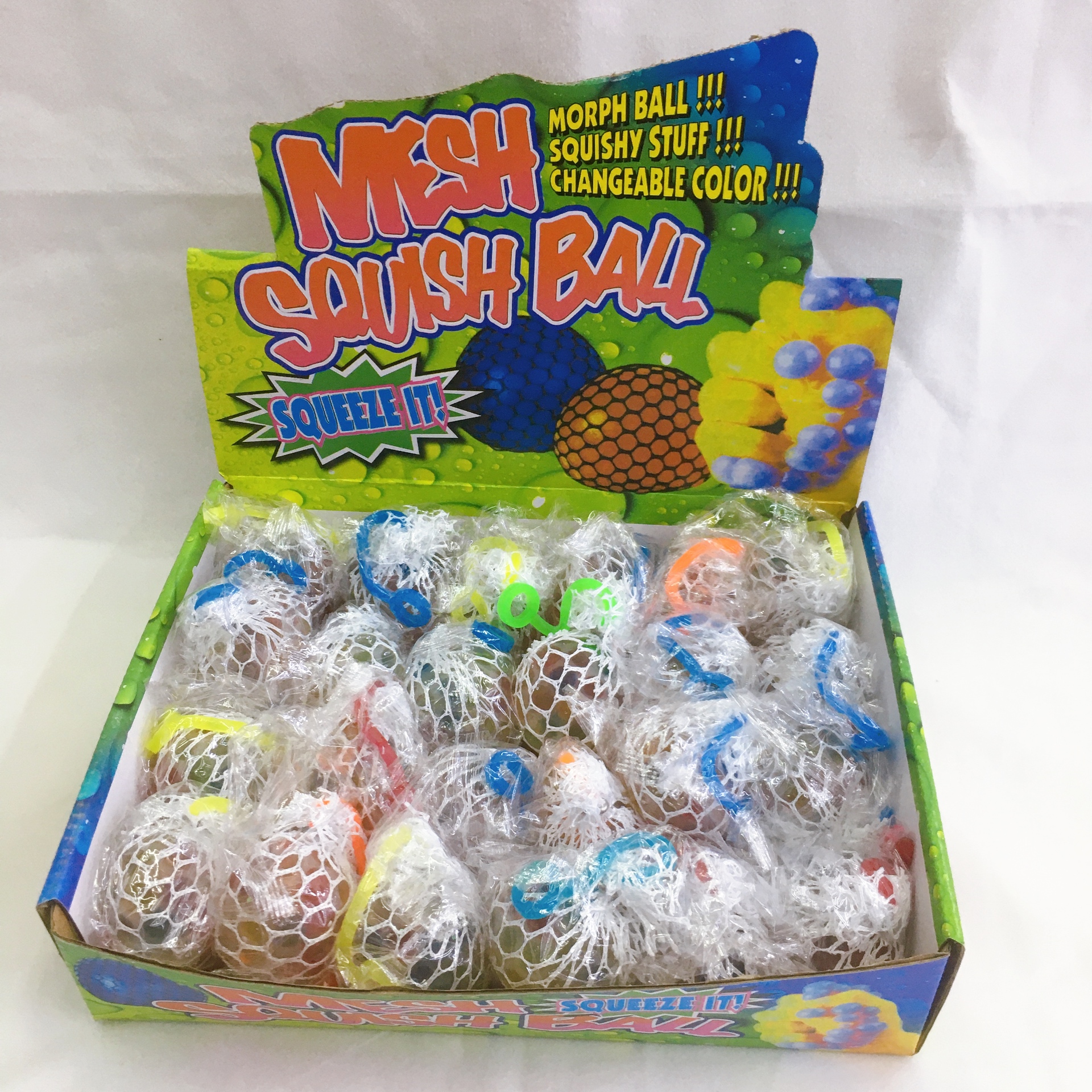 新款5.0带绳彩珠发泄葡萄球挤压捏捏乐发泄葡萄球整人整蛊