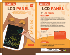 儿童早教益智9寸 卡通款彩色屏 液晶手写板