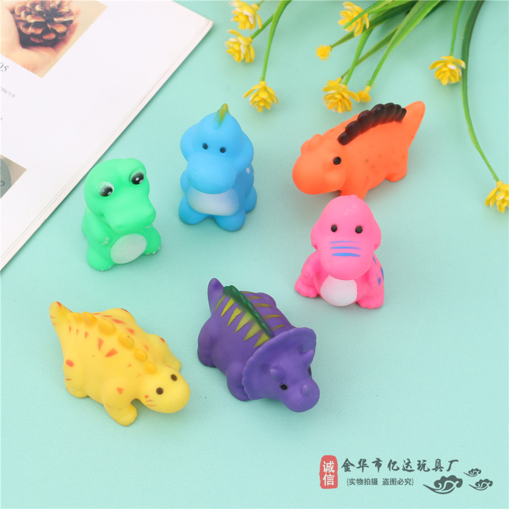 可爱卡通耐磨搪胶宠物玩具创意小恐龙狗狗磨牙棒啃咬玩具