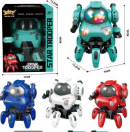 儿童玩具电动万向齿轮卡通带灯光带音乐卡通玩具