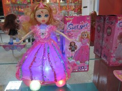 儿童玩具电动万向卡通带灯光带音乐旋转5D卡通玩具