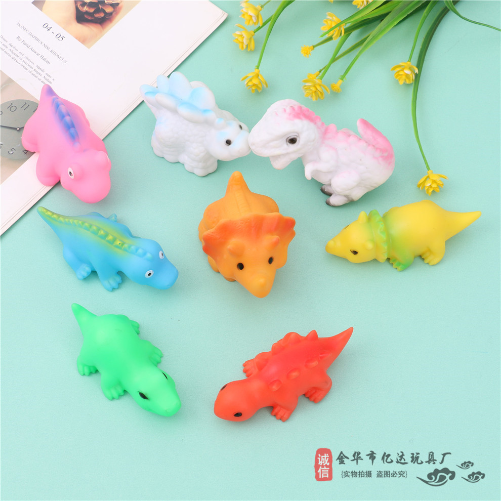 卡通小恐龙搪胶宠物玩具狗狗啃咬训练互动玩具磨牙玩具