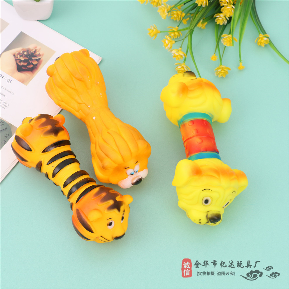 创意宠物狗搪胶玩具宠物发声玩具啃咬互动宠物用品