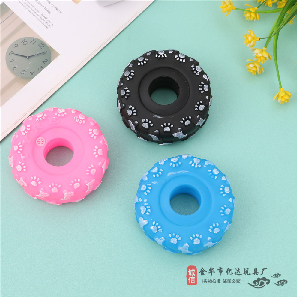 橡胶轮胎造型宠物啃咬球 耐咬安全防磨狗狗训练球磨牙玩具