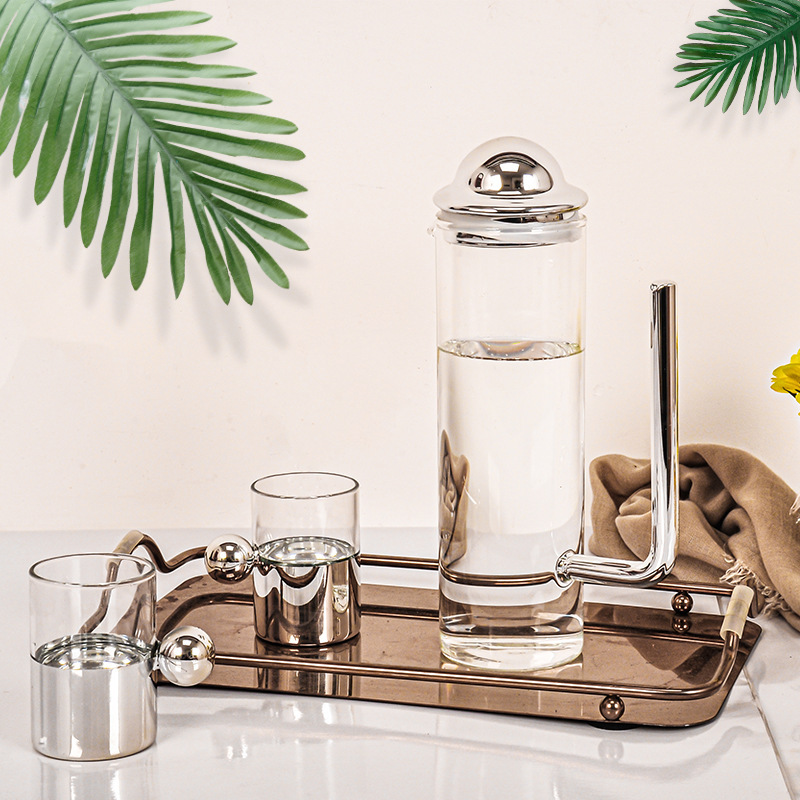 欧式冷水壶家用玻璃耐热高温大容量水瓶凉白开水杯茶壶套装凉水壶