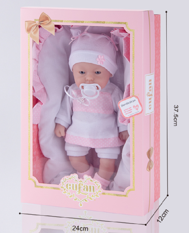 儿童女孩玩具新款搪胶娃娃可喝水尿尿带配件带IC男孩女孩