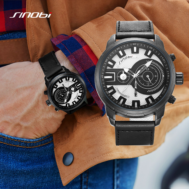 sinobi创意酷炫运动防水夜光男士手表男厂家直销批发跨境代发9786