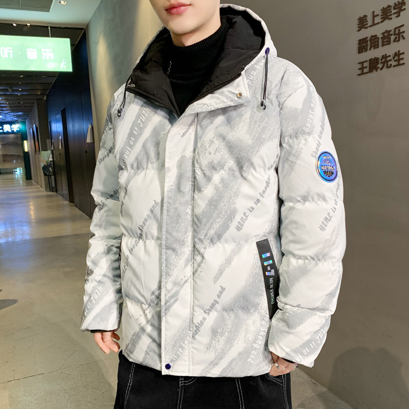 男士外套冬季2021新款棉衣韩版潮流大码棉袄加厚保暖羽绒棉服男装