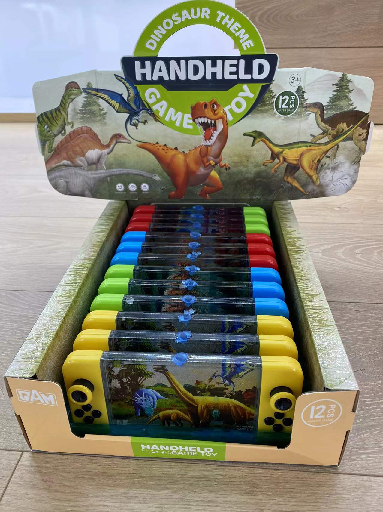 恐龙系列儿童玩具套圈圈水机游戏机