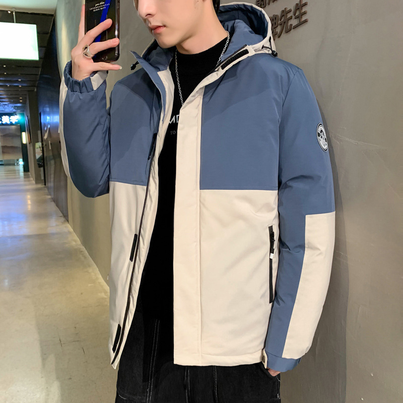 男士外套2021秋冬季新款棉衣韩版潮流短款棉袄加厚羽绒棉服男装
