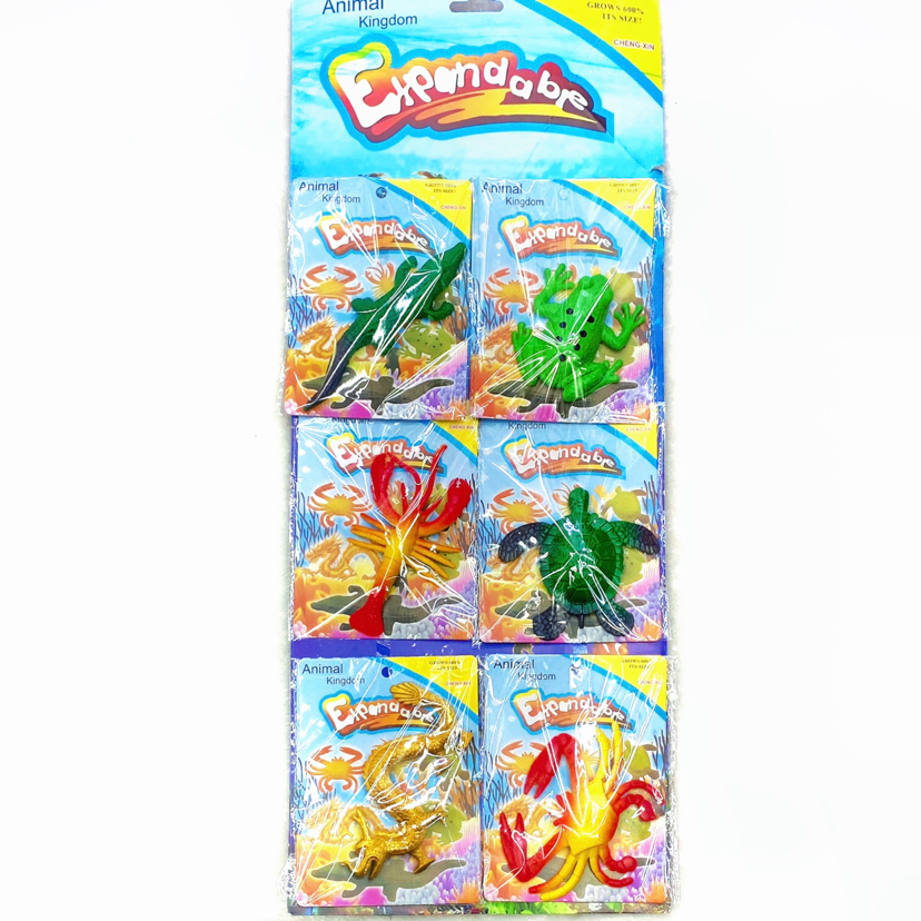 地摊热卖特大号泡水膨胀玩具海洋动物吸水玩具海洋宝宝新奇特玩具