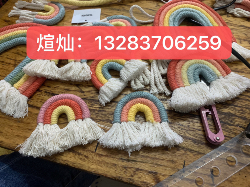 Cotton Material， Environmentally Friendly♻◆， Three-Color Rainbow， Five-Color Large and Small Rainbow