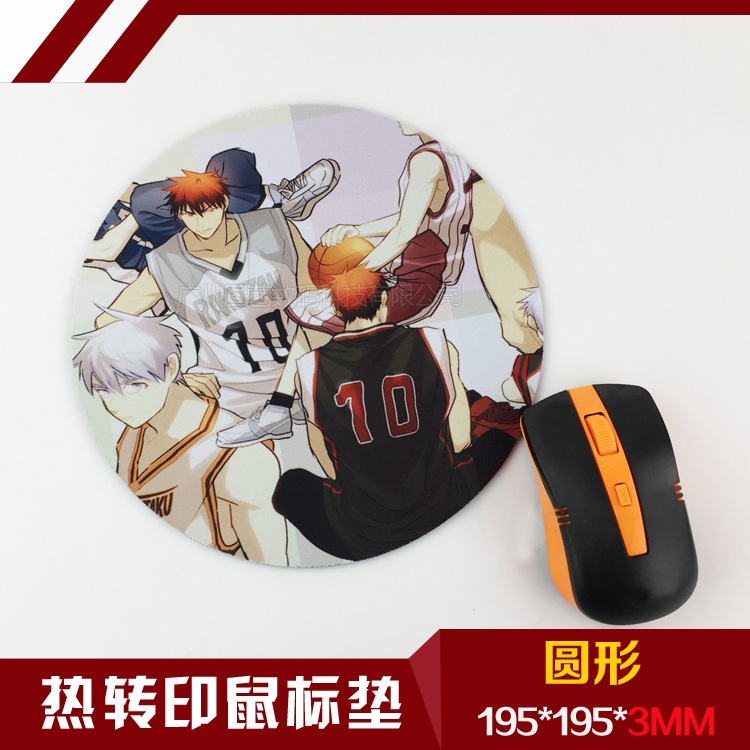 厂家热转印空白鼠标垫2mmA3毫米热转印耗材圆形定制天然橡胶5mm厚