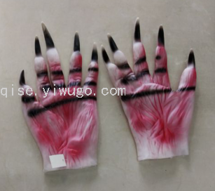 手套鬼手恐怖手套断脚断手肢体恐怖肢体万圣节用品节日用品