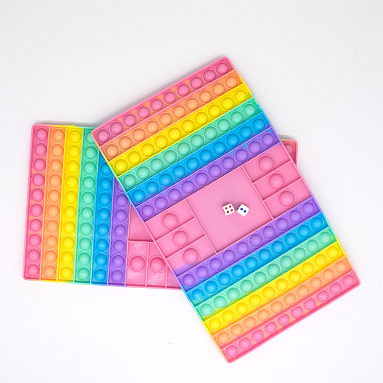 跨境爆款新品大号棋盘灭鼠先锋马卡龙色亲子玩具手指泡泡乐减压