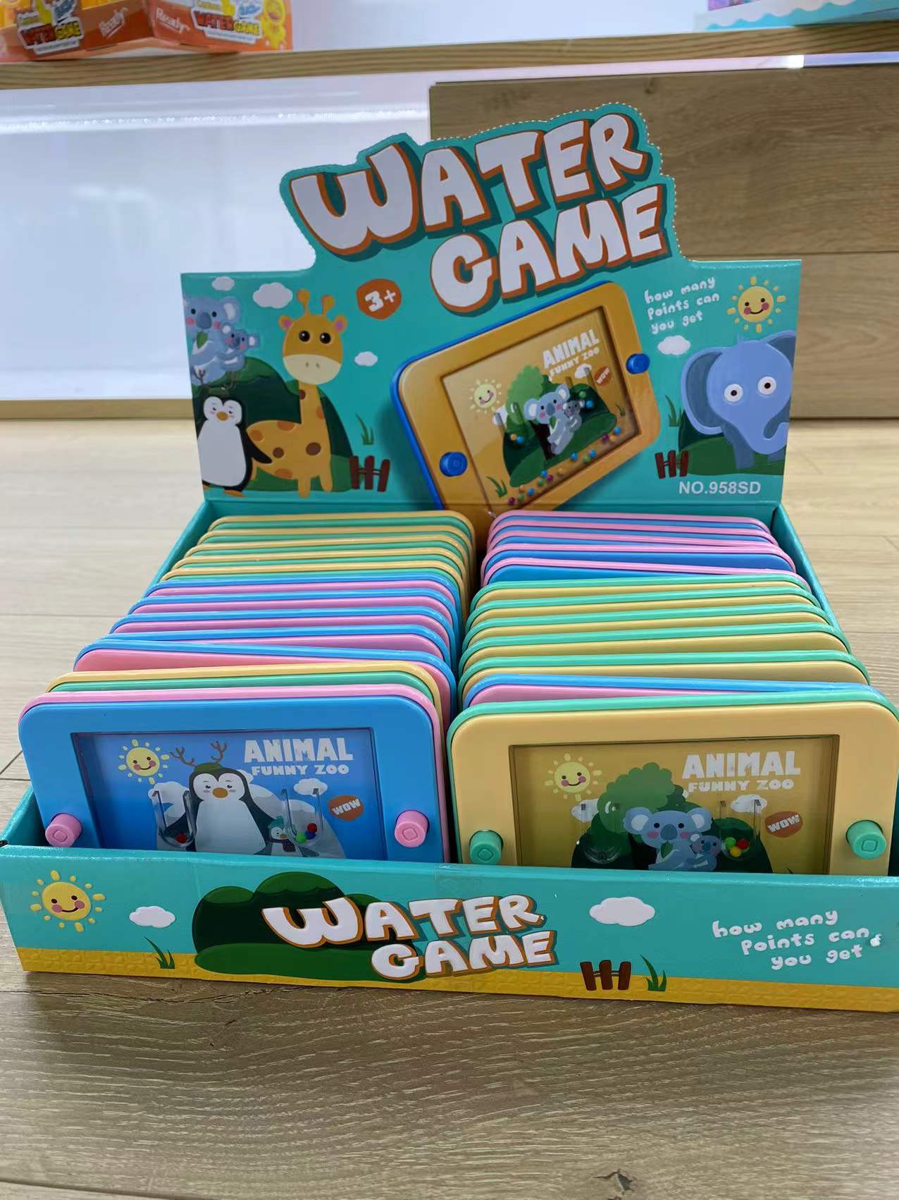 动物系列经典儿童玩具投球水机游戏机