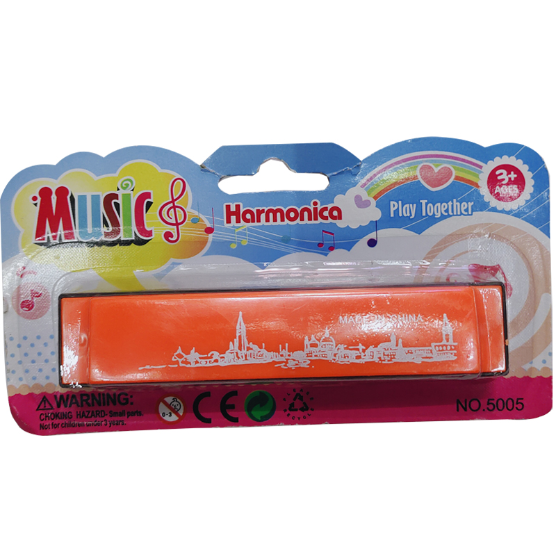 创意幼儿园礼品卡通可爱塑料双排迷你口琴儿童音乐早教启蒙乐器