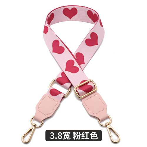wide shoulder strap accessories all-match adjustable women‘s bag personalized heart-shaped strap wide strap crossbody shoulder strap strap strap