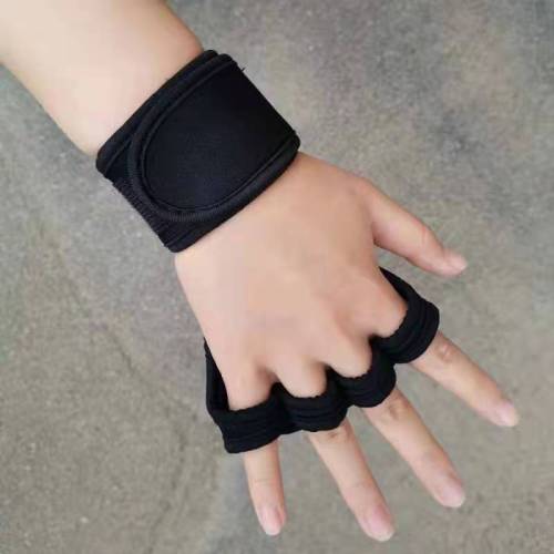 half finger fitness training field sports gloves