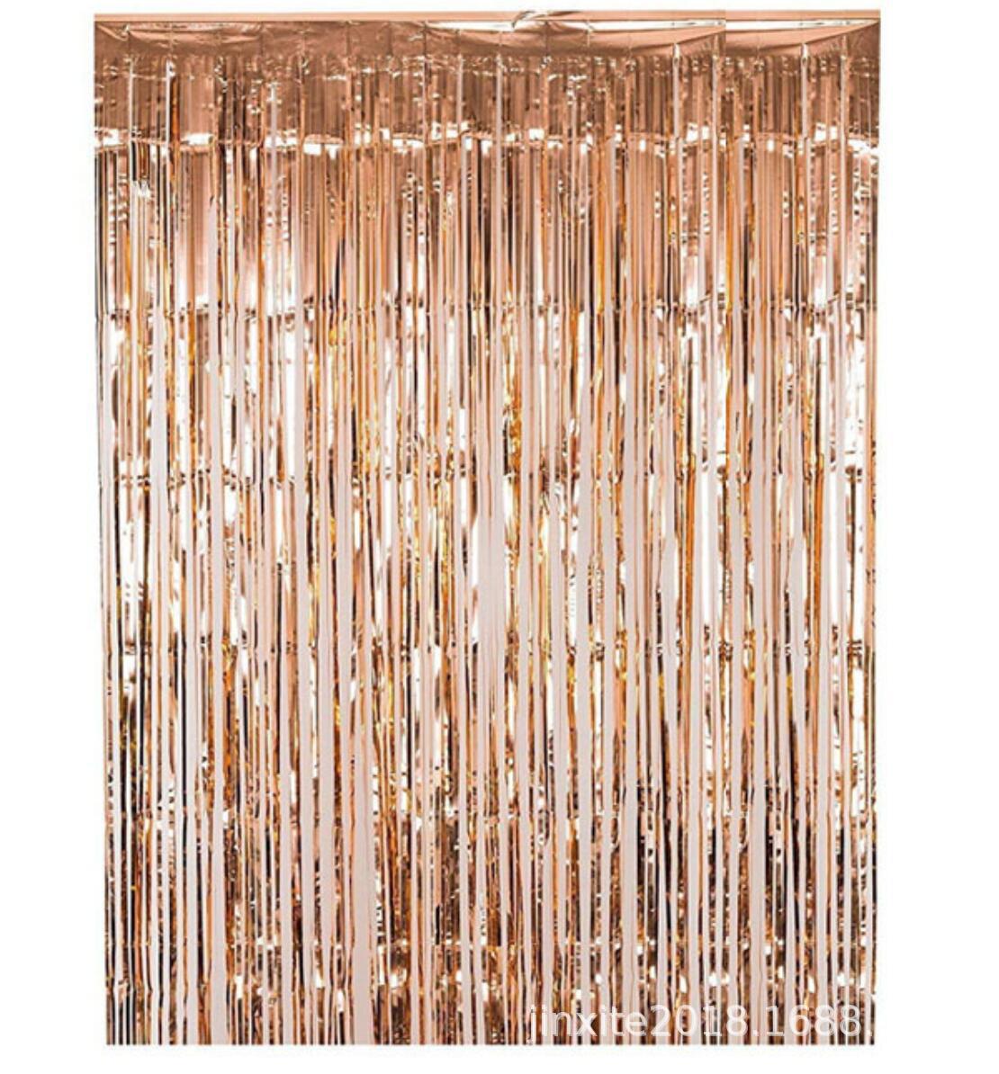 厂家直销雨丝帘金色婚庆派对生日聚会装饰雨丝门帘背景布置门帘