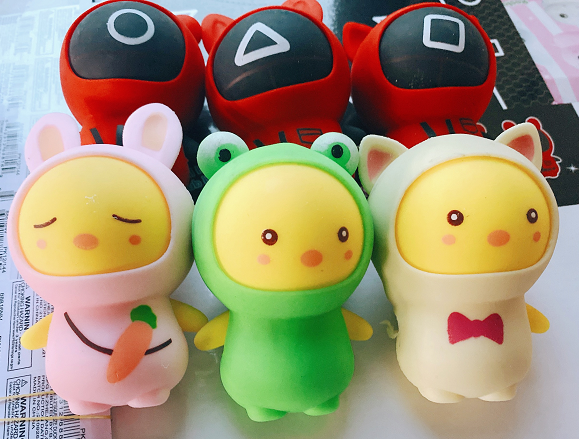 跨境爆款面粉换装解压捏捏乐TPR减压捏不坏揉捏玩具批发