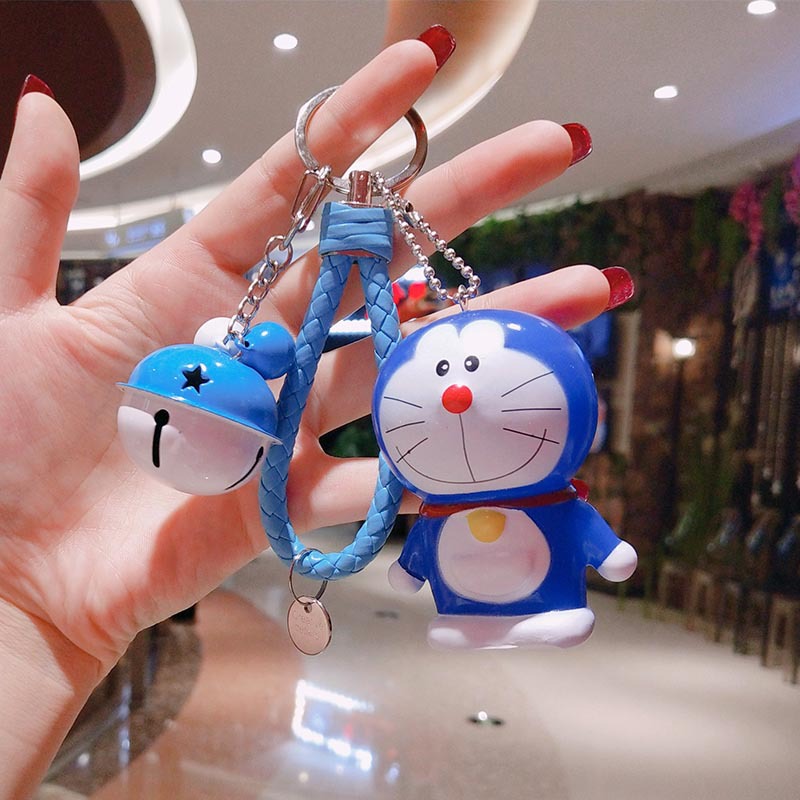 创意卡通叮当猫钥匙扣糖果礼盒小礼品挂件伴手礼钥匙链批发