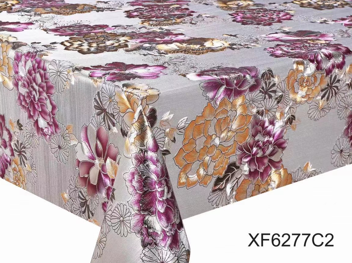 PVC台布新款对花台布新款防水防油免洗现货供应