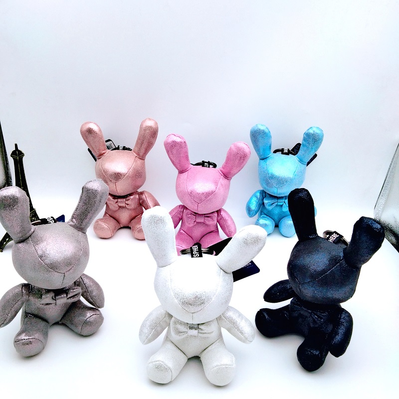 新款创意个性飒飒兔之璀璨星空毛绒公仔钥匙扣背包挂件抓机娃娃