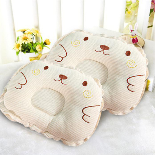 Baby Pillow Colored Cotton Pillow Newborn Pillow Maternal and Child Supplies Cartoon Baby Pillow