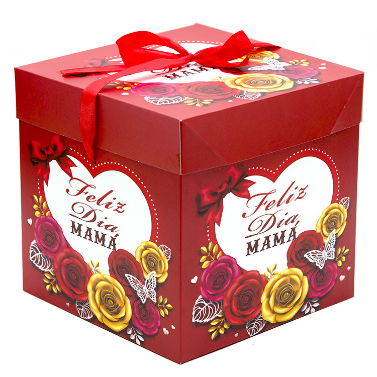 厂家供应母亲节胜利卡通创意礼品装饰品惊喜礼品包装盒礼盒空盒子
