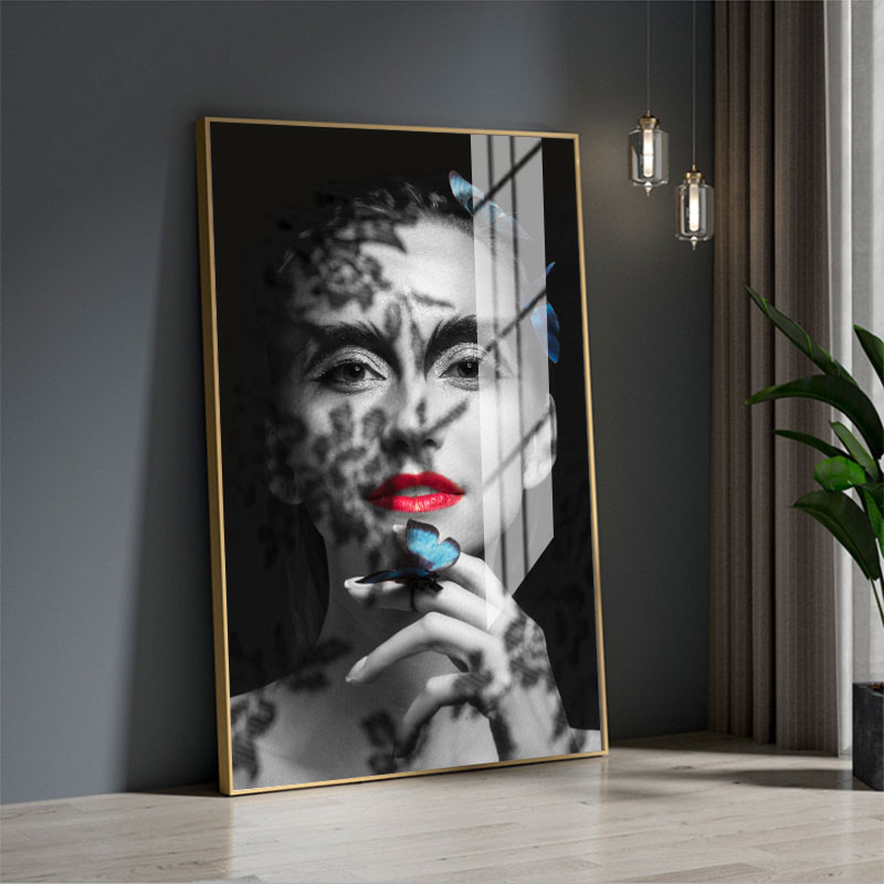 性感抽象高清欧美美女图案走廊玄关晶瓷装饰画酒店房间背景墙画